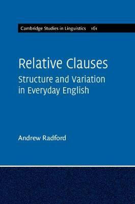 Relative Clauses(English, Hardcover, Radford Andrew)