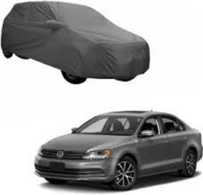 Gargi Traders Car Cover For Volkswagen Jetta (With Mirror Pockets)(Grey)