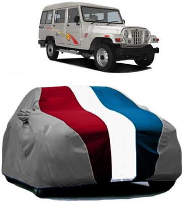 UDGHA Car Cover For Mahindra Marshal (With Mirror Pockets)(Multicolor)