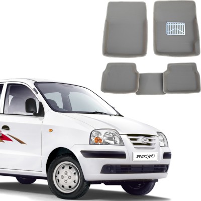 Dapidx Plastic 3D Mat For  Hyundai Santro Xing(Beige)