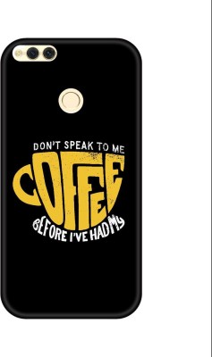 Smutty Back Cover for Honor 7X - Coffee Print(Multicolor, Hard Case, Pack of: 1)