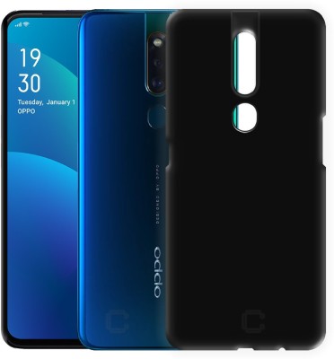 CASE CREATION Back Cover for Oppo F11 Pro 6.5-inch 2019(Black, Shock Proof, Pack of: 1)