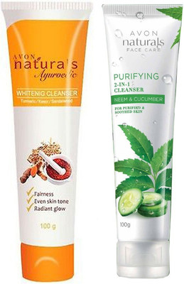 

Avon Naturals Cleanser Combo (ayurvedic & neem - cucumber)(200 g)