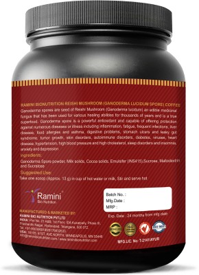 RAMINI BIONUTRITION GANODERMA SPORE COFFEE - 500 gms Instant Coffee(500 g)