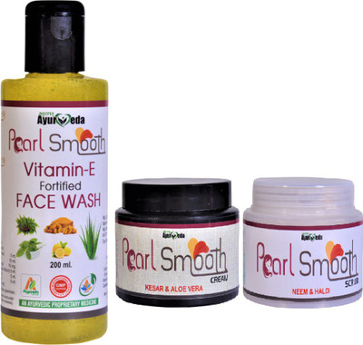 

Dayitva Ayurveda Pearl Smooth Skin Care Combo Kit(Set of 3)