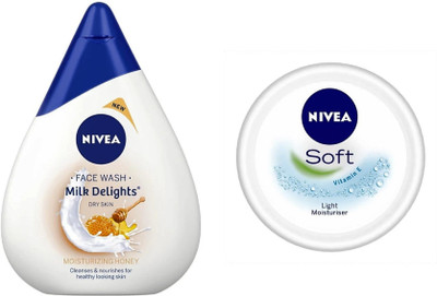 

Nivea Milk Delights Moisturizing Honey For Dry Skin & Soft Moisturizer(Set of 2)