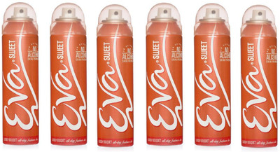 

EVA Sweet Deodorant Spray for Women 125ML Each (Pack of 6) Deodorant Spray - For Women(750 ml, Pack of 6)