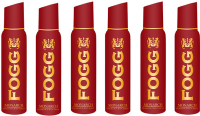 

Fogg Monarch Fragrant Body Spray for Men 120ML Each (Pack of 6) Deodorant Spray - For Men(720 ml, Pack of 6)