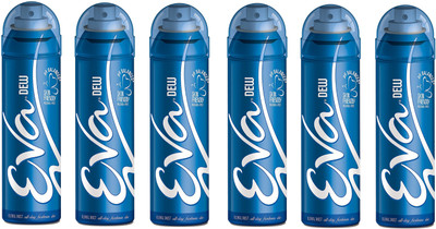 

EVA Dew Deodorant Spray for Women 125ML Each (Pack of 6) Deodorant Spray - For Women(750 ml, Pack of 6)
