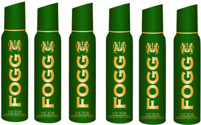 

Fogg Victor Fragrant Body Spray for Men 120ML Each (Pack of 6) Deodorant Spray - For Men(720 ml, Pack of 6)