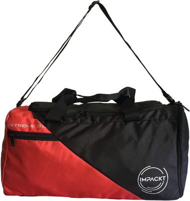 SNS IMPACKT Extreme 3.0 Duffel Gym Bag (Black Red) Duffel Without Wheels