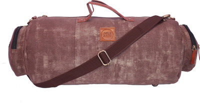

Jhola Basta anvas Travel Duffel Bag(Brown, Maroon)