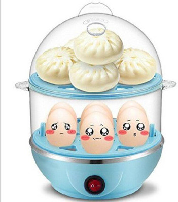 

CLOMANA Double Layer Electric Non Stick Mini Egg Frying Pan Boiler Egg Cooker Egg boiler Egg Cooker Egg Cooker(14 Eggs)