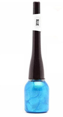 

BeautyQua Shimmer Glittery Colored Eyeliner (Blue ) High Quality Liquid Eyeliner 4 ml(Multi)