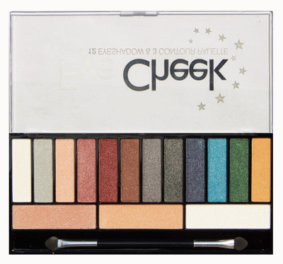 

firstzon Eyes and cheek 15 color eyeshadow 3 highlighter palette 18 g(1)