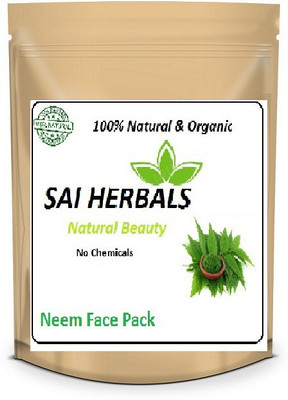 

SAI HERBALS Pure Organic Neem Powder for skin Glowing & Deep Cleanising - 100gms.(100 g)