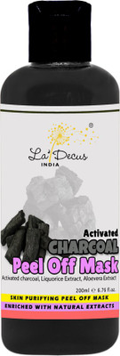 La'Decus Peel Off Face Mask with Activated Charcoal Powder 200ml(200 ml)