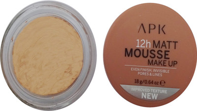 

BUY2BEST ORIGINAL HIGH QUALITY 12H MATTE APK MOUSSE MAKEUP EVEN FINISH INVISIBLE PORES AND LINES FOR ALL SKIN TONE Foundation(BEIGE)
