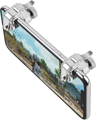 

LIFEMUSIC 4 Click Metal Trigger Button PUBG, Rules of Survival, Fornite Mobile Controller Portable Gamepad L1 R1 Trigger Aim Shooter Gaming Accessory Kit(Multicolor, For iOS, Android)