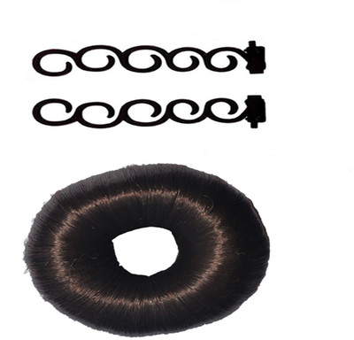 

S R Enterprises hair braid tool hair styling tool accessories (pack of 3pcs ) Hair Accessory Set(Black)