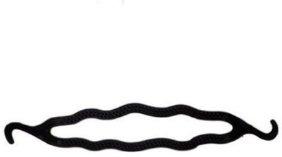 

S R Enterprises hair plastic twsit juda (pack of 1pcs) Hair Accessory Set(Black)
