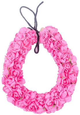 

VERBIER Gajra Juda For Bun decoration for Women Wedding Hair Accessory Set(Pink)