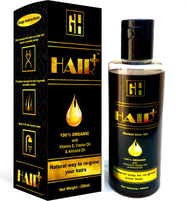 

HAIR PLUS Zero Side Effects and 100% Herbal Hair Oil(200 ml)