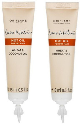 

Oriflame Love Nature Hot Hair Oil with Wheat & Coconut Hair Oil(30 ml)