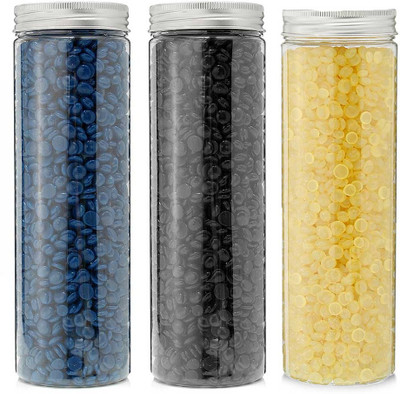 

Bluejack Kongsung Black, Blue and white chocolate(Milk) brazilian wax combo 3 strips (100+100+100)gm Wax(300 g, Set of 3)