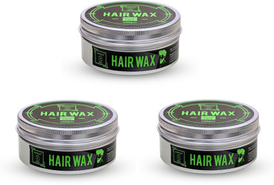 

MIRELLA HYPE Hair Wax Green 3 Pack combo for men Hair Styler Hair Wax(375 g)