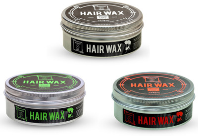 

MIRELLA HYPE Hair Wax White,Green and Red 3 Pack Mix combo for men Hair Styler Hair Wax(375 g)