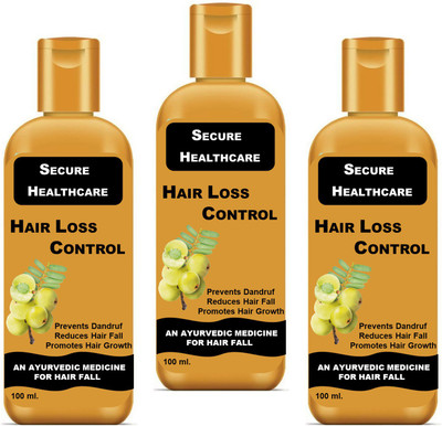 Secure Healthcare Hair Loss Control Hair Regrowth Oil For Men & Women Pack Of 3(300 ml)