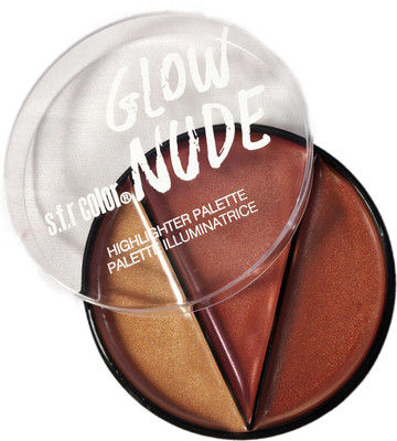 

s.f.rcolor Glow Nude-Highlight /Eye Palette 3 Multicolor no-3 Highlighter(Multicolor)
