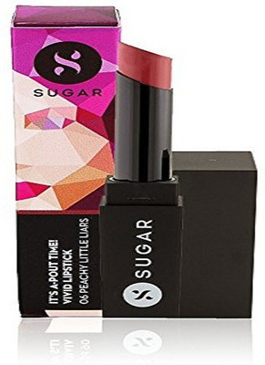 

Sugar Cosmetics It's A-Pout Time! Vivid Lipstick, New Arrivals(06 Peachy Little Liars)