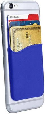 Oye Stiff Phone 지갑 실리콘 접착 카드 홀더 Dark Blue Mobile Holder