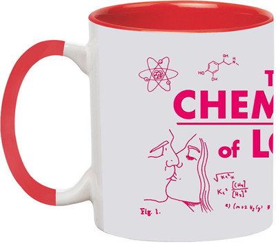 ARTBUG Happy Valentine's Day - 2459-Red Ceramic Coffee Mug(350 ml)