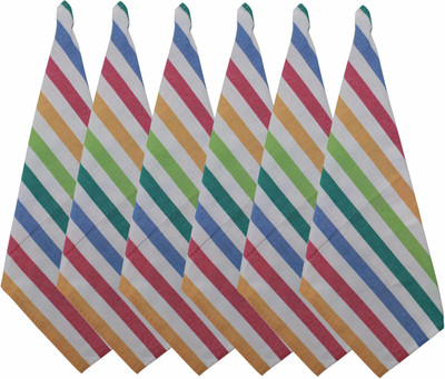OASIS KTS-OH-0001 Multicolor Cloth Napkins(6 Sheets)
