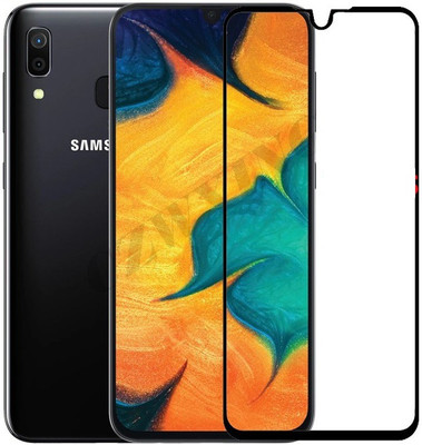 CASEHUNT Edge To Edge Tempered Glass for SAMSUNG GALAXY A30(Pack of 1)