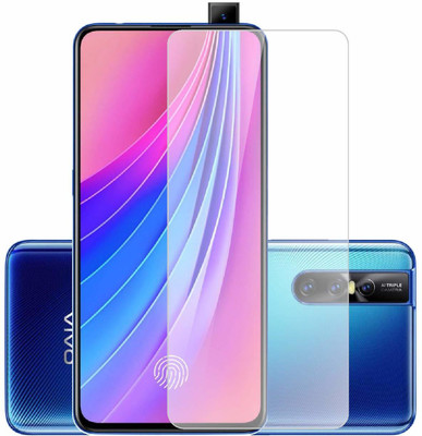 AJM Screen Guard for Vivo V15 Pro 2.5D Matte Finish Anti Fingerprint HD Electroplated Scratch Resistant Tempered Glass(Pack of 1)