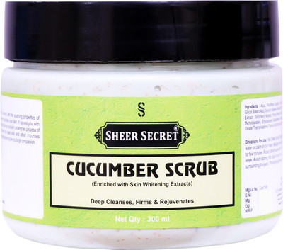 Sheer Secret Cucumber Scrub 300ml Scrub(300 ml)