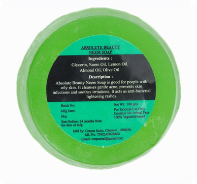 

Absolute Beauty Neem Handmade Beauty Bath Soap(100 g)