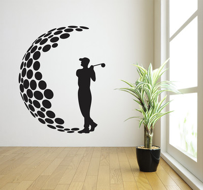 fuzzy 85 cm Games Self Adhesive Sticker(Pack of 1)