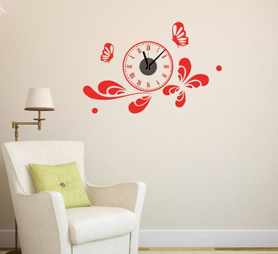 Wallzone 85 cm Clock Removable Sticker(Pack of 1)