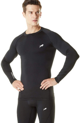 Just Rider Solid Men Round Neck Black T-Shirt