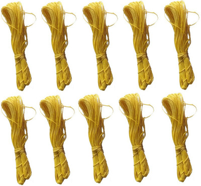 GLOWLIGHT UNIVERSAL YELLOW MITHLA JANEU, YAGYOPAVIT Thread(180 m Pack of10)