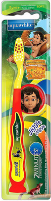 

aquawhite Jungle Book Jiggle Wiggle (Pack of 6) Soft Toothbrush(Pack of 6)