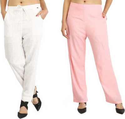 Sirtex Eazy Regular Fit Women Multicolor Trousers