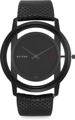 Buy Titan Edge Analog Black Dial Men s Watch NK1296NM01A