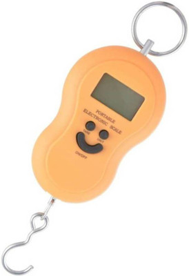 

Granny Smith Smiley Pocket Weight Machine Digital 50 KG Travel Luggage Weighing Scale(Orange)
