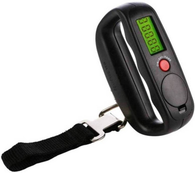 

Granny Smith Portable Hanging Luggage Weight Machine Digital for Weighing Household Items/Gas Cylinder/Baggage Weighing Scale(Black)